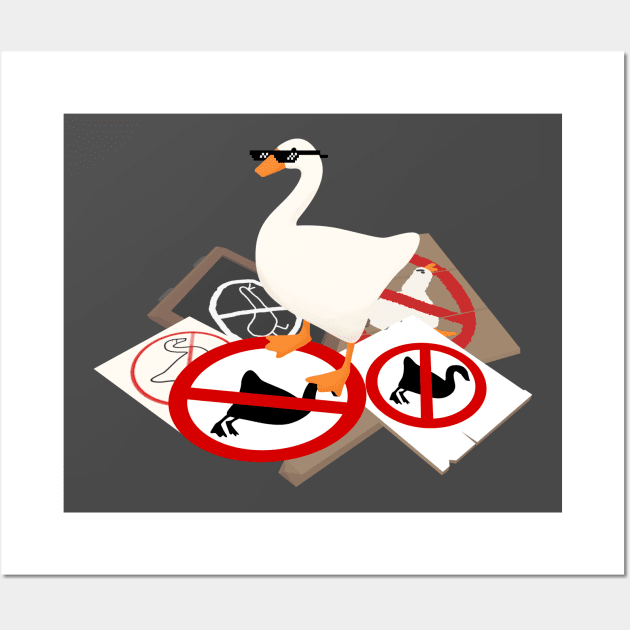 Goose - Thug life Wall Art by KuroNeko